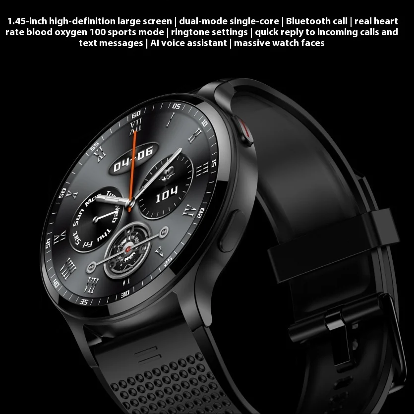 Unisex Bluetooth Calling Heart Rate Blood Oxygen Sleep LW77 Smart Watch