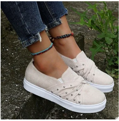 Women's Plus Size Lady Causal Shoes Slip-On Loafers - Image 5