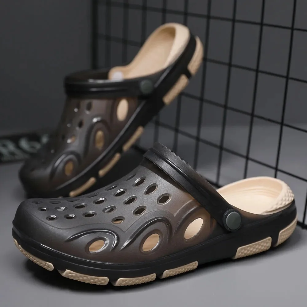 Men's Baotou Sandals Outdoor Wear Half Drag Beach Shoes
