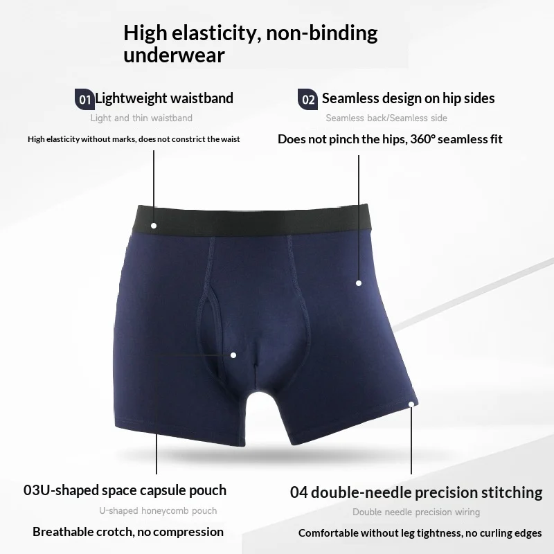 Men's Plus Size Boxer Briefs - Underwear - imagine 2