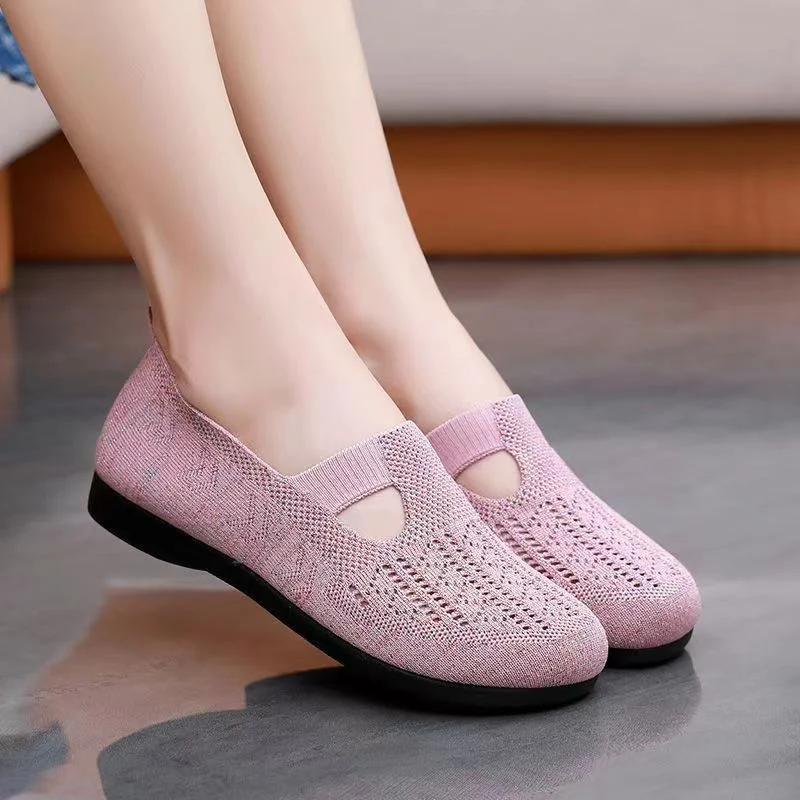 Women Flats Shoes Breathable Mesh Shoes Summer Light Loafers - imagine 9