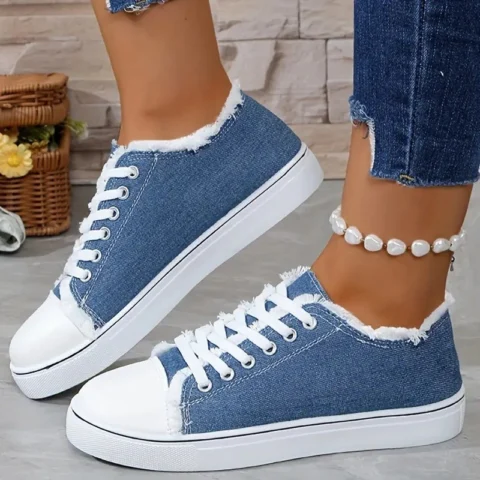 Women's Lightweight Canvas Shoes In Larger Sizes