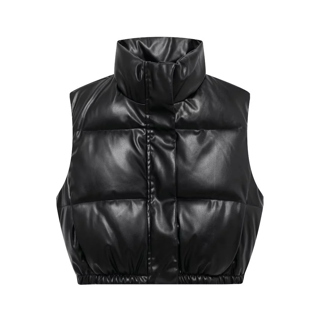 Fashion Short Waistcoat Cotton-padded Coat Women
