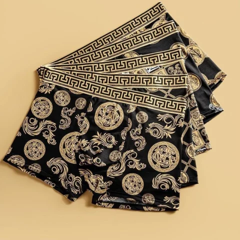 High-end Mens Underwear, Summer Comfortable And Breathable Boxer Briefs